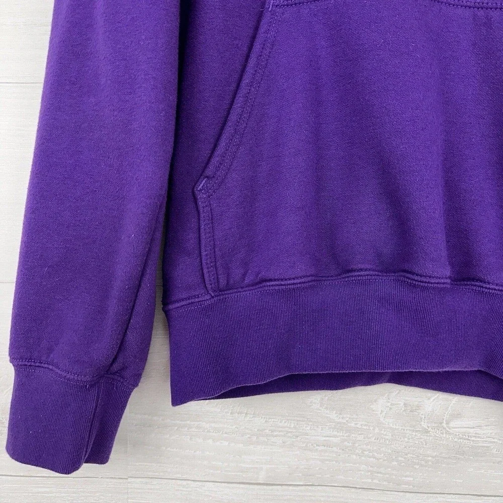Five Hills Quackity Night Drive Hoodie Sweatshirt‎ Men Size Medium Purple Fleece